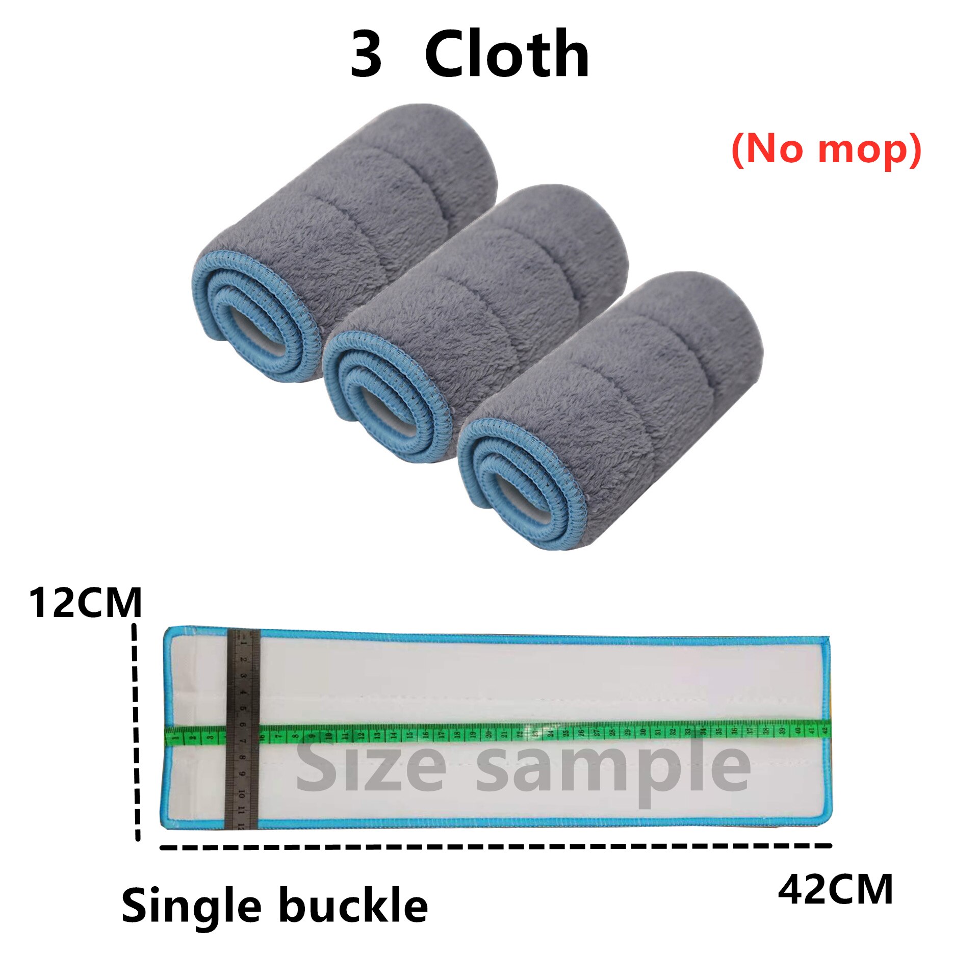 Plat Vadrouille Pour La Maison Et La Cuisine Nettoyage De Sol Vadrouille Sans Main Lavage Vadrouille Plate Avec Tampons En Microfibre Remplacement: 042-3 Cloth