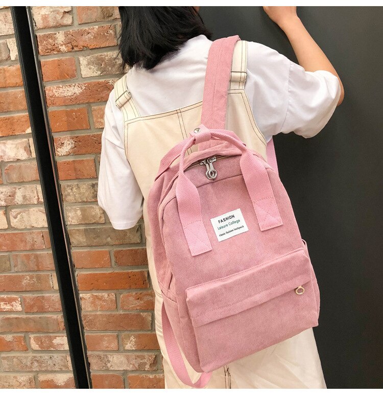 Trendy damesrugzak damesrugzak college schooltas harajuku reistas schoudertas voor tienermeisjes