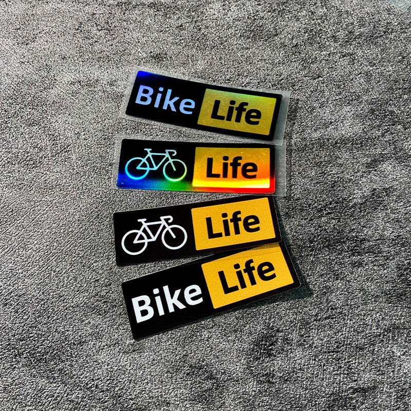 1PC Bike Life Fietsframe Stickers Waterdicht MTB Fietsstuur Vork Bovenbuis Duurzaam Vinyl Decals Decor Fietsen Accessoires
