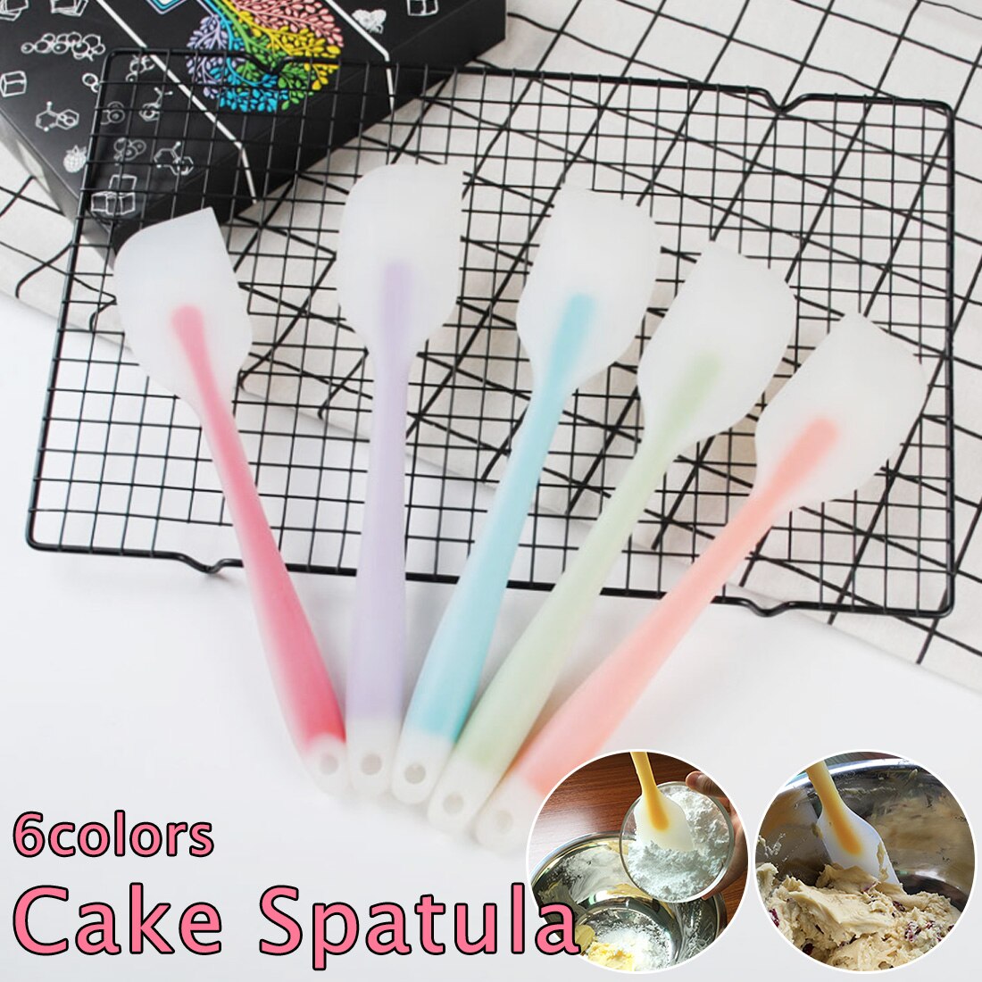 Silikon Kuchen Butter Creme Spachtel Backen Werkzeuge Küche Spachtel Backen werkzeuge Mischen Teig Schaber Spachtel