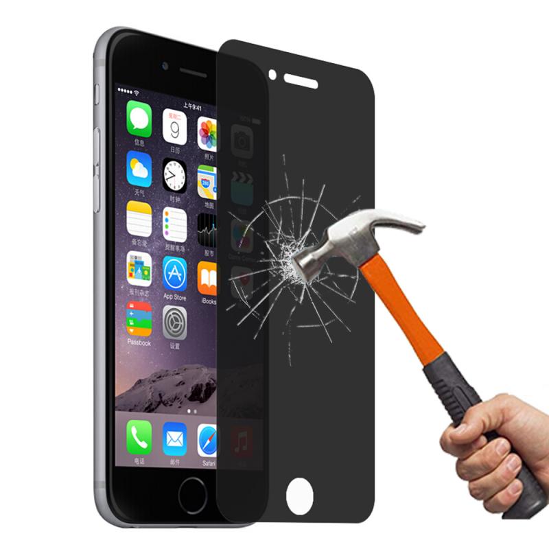 Anti- Privacy Screen Protector for iPhone 8 Plus Tempered Glass Film Screen Protectors Accessories Parts