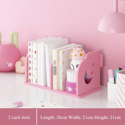 Plast bogreol bordplade bogholder hylde opbevaring organizer fil papir magasin rack organizer bogreol kontor boligartikler: H