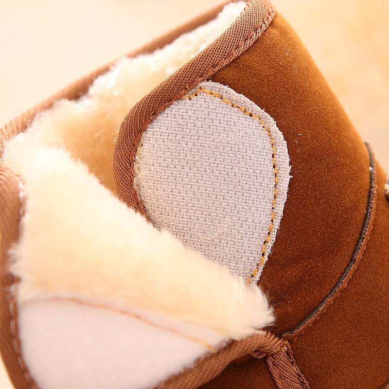 Winter Plus Fluwelen Baby Laarzen Meisjes Jongens Snowboots Baby Peuter Warm Anti-Slip Rubber Zolen Schoenen Kids Kinderen laarzen