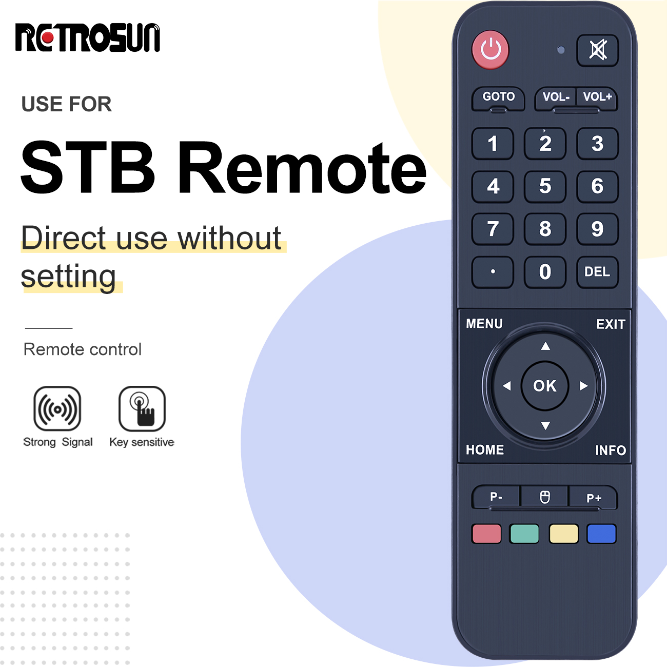 Remote Control for HTV HTV2 HTV3 HTV4 HTV5 HTV6 HTV7 IP-TV5 IPTV5 TV HDTV Box