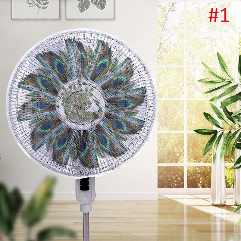 Elektrische Ventilator Cover Anti-Chuck Fan Guard Veiligheid Mesh Bescherming Fan Finger Protector Home Office Stofkap Fans Netto: Style1