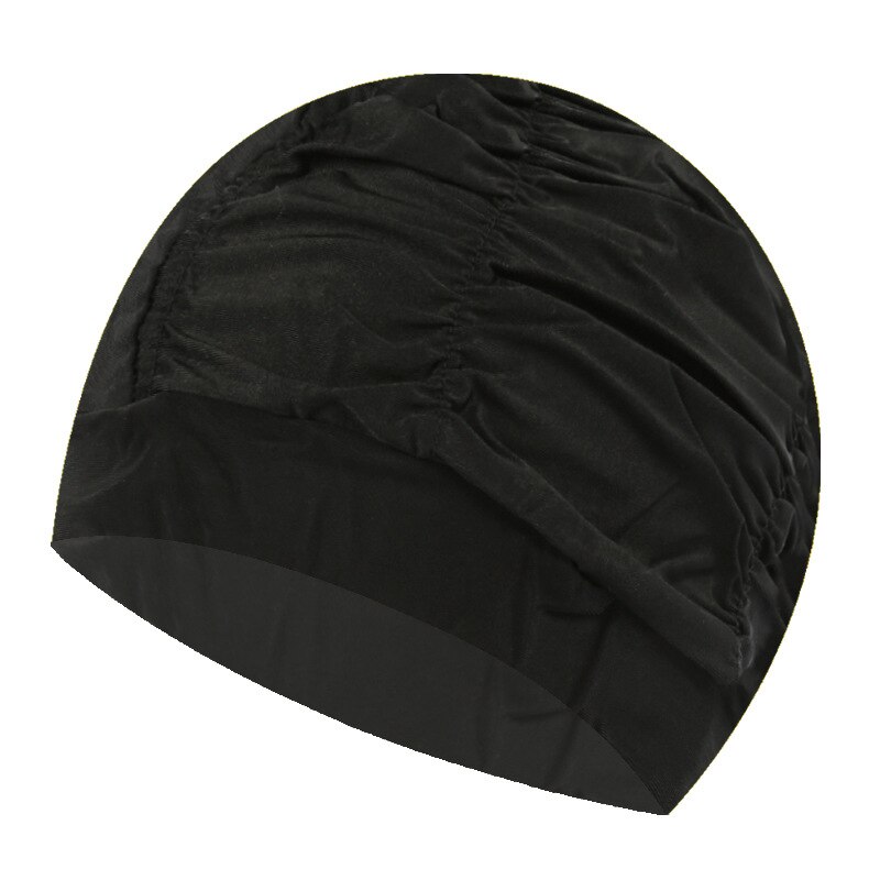 Czepek pływacki kobiety Unisex dziewczyny długie włosy czepek kąpielowy czepek Stretch Drape bezpłatny rozmiar basen kąpielowy Sport elastyczny Nylon Turban