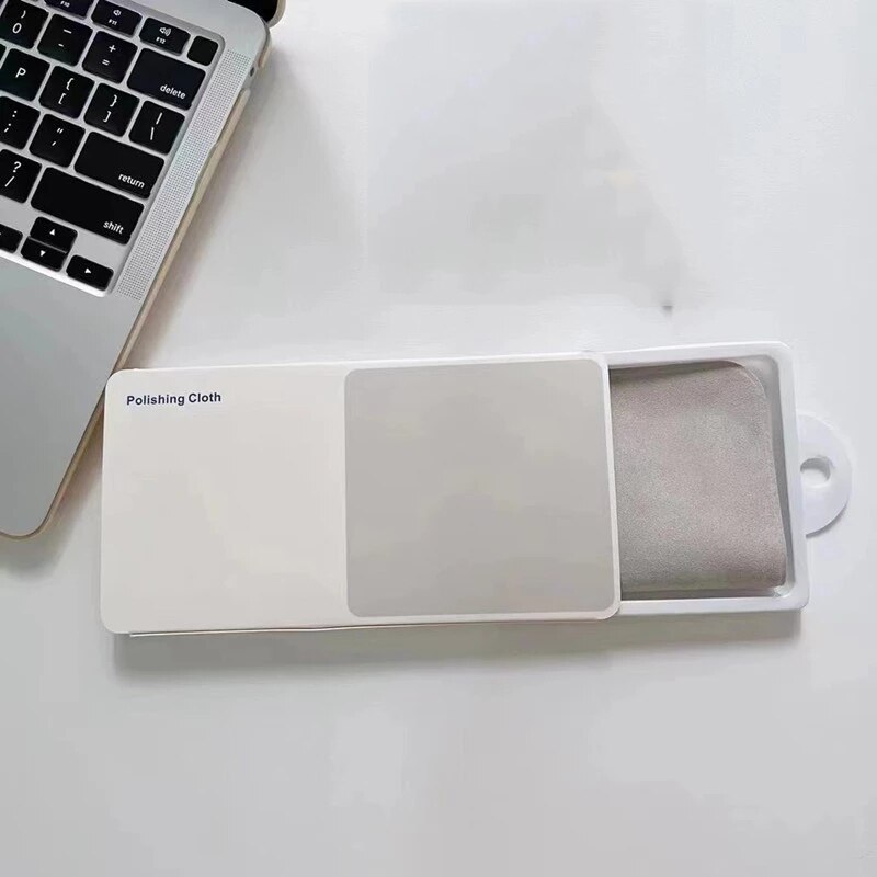 Chiffon de polissage pour Apple iphone 1:1, Nano Texture, pour nettoyage d&#39;écran, pour iPad, Mac, iPod Pro, Apple Watch: Cloth and box