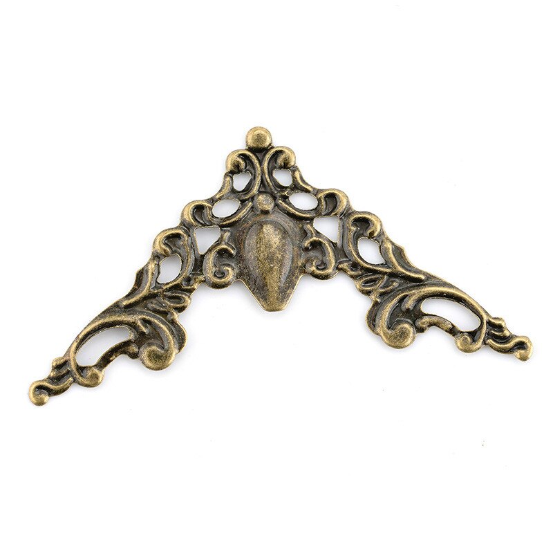 30PCS Metal Angle Corner Brackets Gold Bronze 40mm Notebook Cover For Menus Photo Frame Furniture Decorative Protector: Bronze