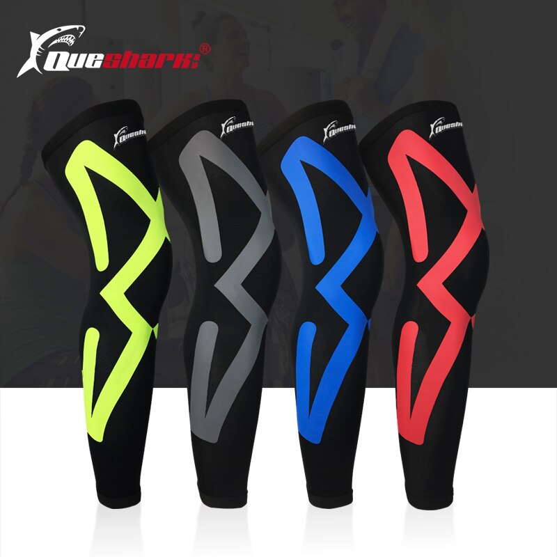 1 stk mænd sportstights kompression cykling benvarmere mtb cykel leggings løb basketball fodbold benærmer benbeskyttelse