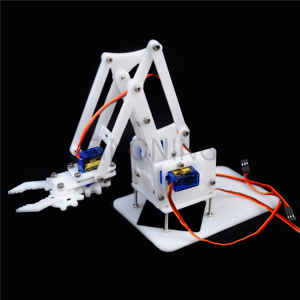 4 DOF Manipulator DIY Montage acryl Mechanische Arm Klemme Klaue arduino lernen Bausatz