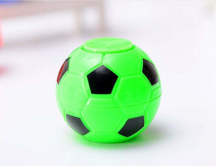 Huilong Spiner Giocattolo Regali del Nuovo Gioco del Calcio Punta Delle Dita Gyro Dito Giocattoli di Decompressione Spinner Mano Spiner Ruota Rotating: Green