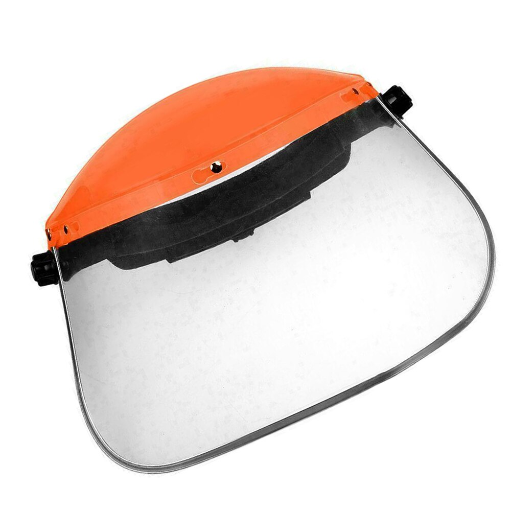 Face Safety Protective Cover Head-mounted Eye Shield Screen Grinding Splash Saliva Resistant PVC Face Protection Helmet