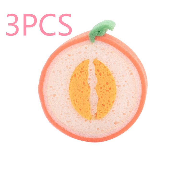 15/8/3 Pcs Leuke Fruit Aardbei Spons Vaatdoek Doekjes Spons Hand Keuken Wassen handdoek Tool 14.5*12 Cm: 02  3PCS