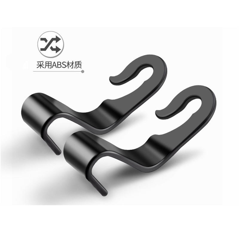 Gancho Universal para reposacabezas de asiento de coche, colgador de almacenamiento, organizador de asiento trasero de vehículo, accesorios de Interior de coche, 1/2/4 Uds.