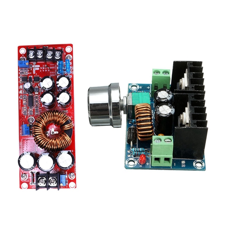 DC-DC Buck Converter 4V-40V 8A Voltage Power Step-Down Module Met 1200W 20A Dc step-Up Voedingsmodule