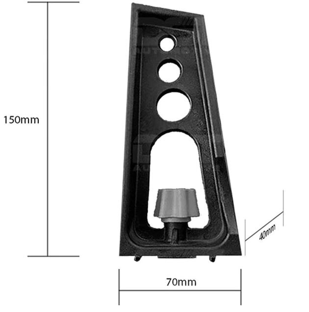 LOAD STOP SET FOR ROOF BARS MULTI PURPOSE LOAD STOP FOR CROSS BARS & T-TRACK 4 PIECES SET