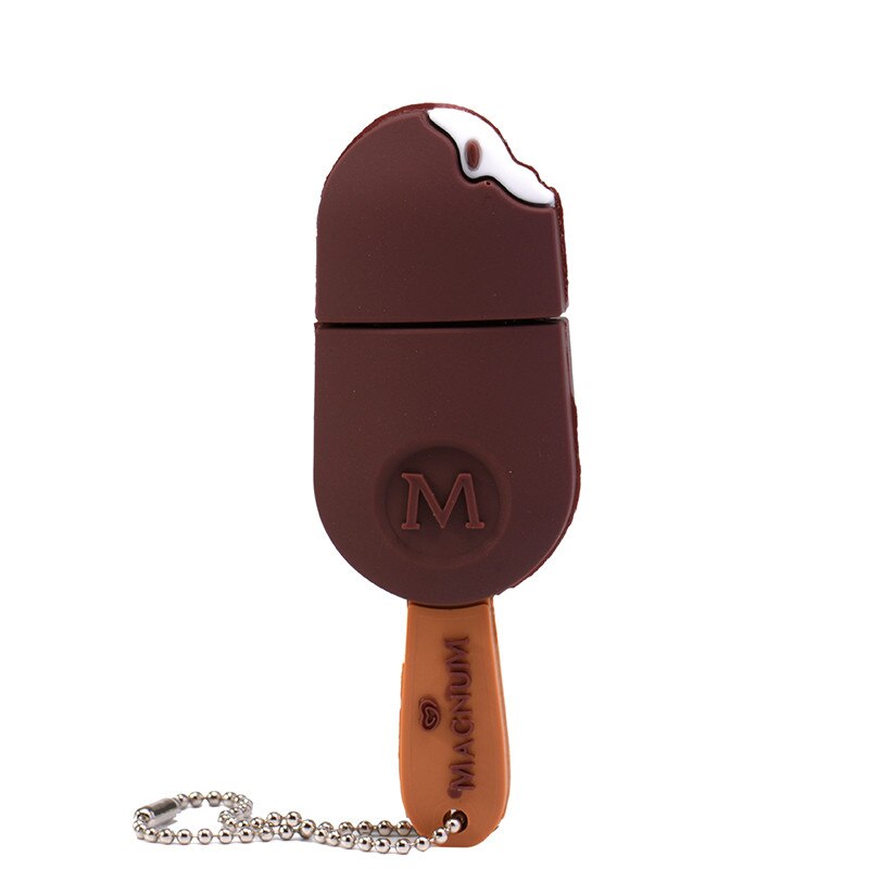 JASTER Biscuit kształt pamięć USB pendrive cukierki pendrive małe mini śmieszne pendrive 4GB 8GB 16GB 32GB 64GB cookie usb disk najlepszy prezent: Black / 4GB