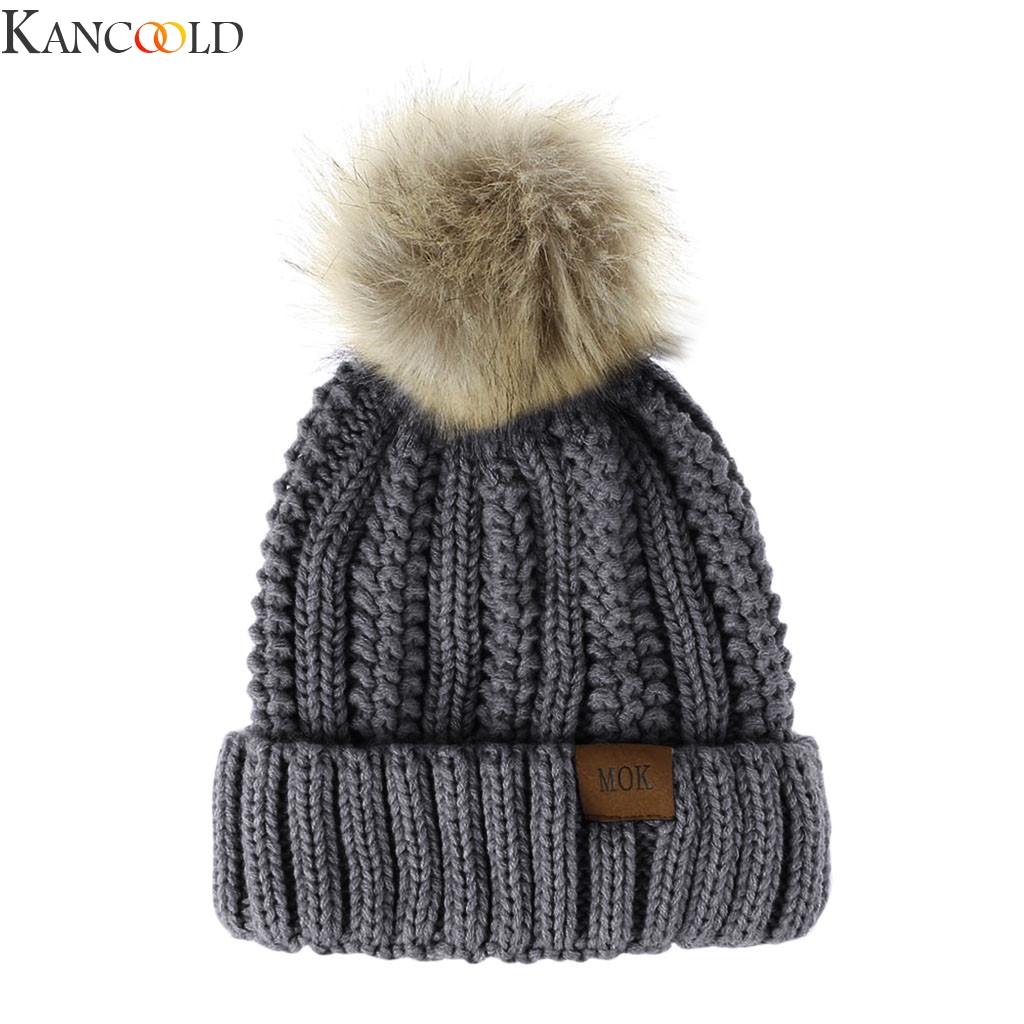 KANCOOLD Neue Frauen Mädchen warm Halten Winter Beiläufige Gestrickte Hütte Wolle Säumen Hütte Ski Hütte Männer Und Frauen lässig outwear