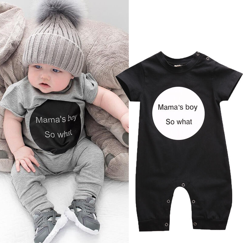 Ons Peuter Pasgeboren Baby Boy Katoenen Romper Jumpsuit Outfit Sunsuit Zomer Kleding