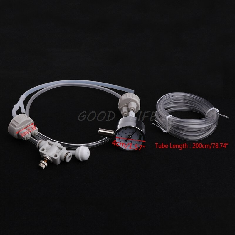 Aquarium Diy Co2 Systeem Generator Systeem Kit Met Manometer Water Planten Aquarium Aquatic Dierbenodigdheden