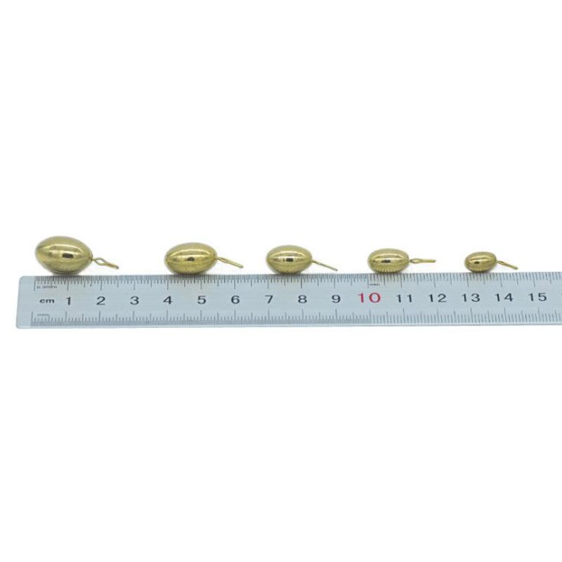 Outkit fiske bly sänken kula koppar vikt sänkor 1.8g/3.5g/5g/7g/10g redskap sänkor fiske bly vikt