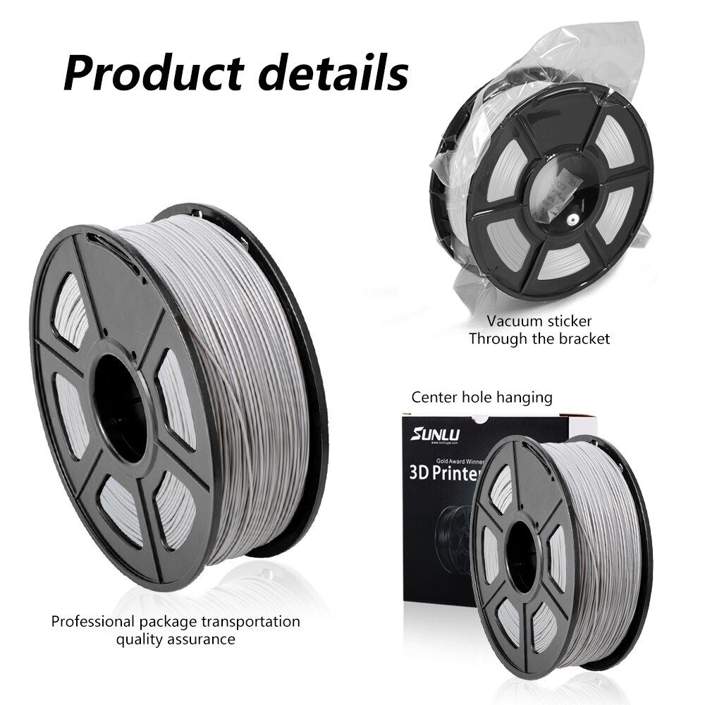 SUNLU PLA 1,75mm 1kg 3D Drucker Filament Nicht-blockiert Düse Filament DIY Digitale Zeichnung Für FDM 3D Drucker