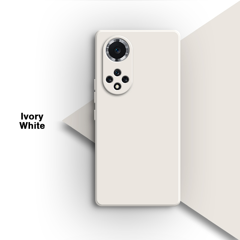 Einfache Original-Handyhülle für Huawei Nova 9 Nova 9 Profi SE 9 Profi 9 SE 5G, hochwertige, quadratische, flüssige Silikon-weiche Handy, Mobiltelefon Rückseite: PE / Orange