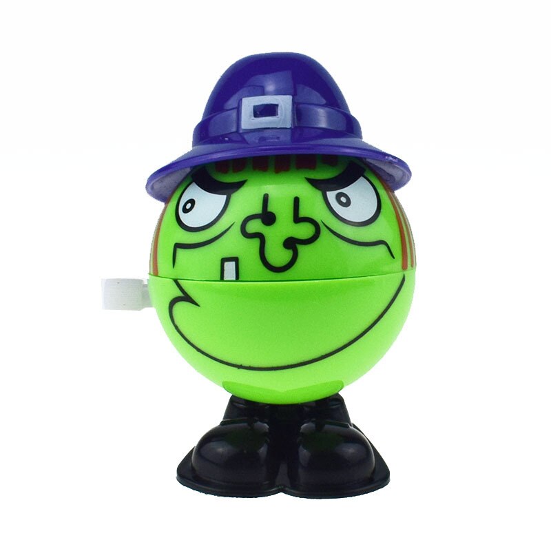 Novelty Funny Winding Spring-Winding with Eyes Jumping Teeth Ghost Teeth Halloween Christmas Small Toy: Jumping Witch 
