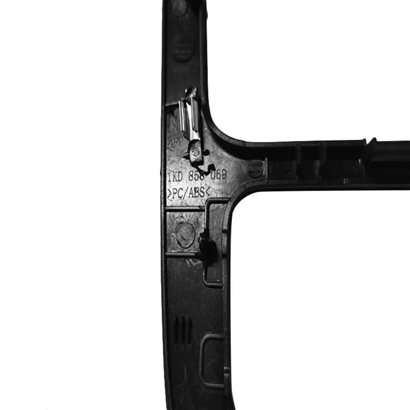 Svart automatisk klimaanlegg panel cd panel surround radio trim for jetta golf 5 mk5 mk6 1kd 858 069