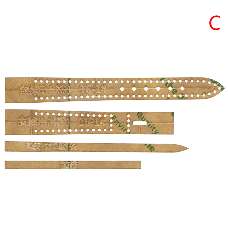 Akrylowy pasek robić zegarka szablon szablon przezroczysty DIY skórzane narzędzie rzemieślnicze strona główna DIY dostarcza 5 stylów: C