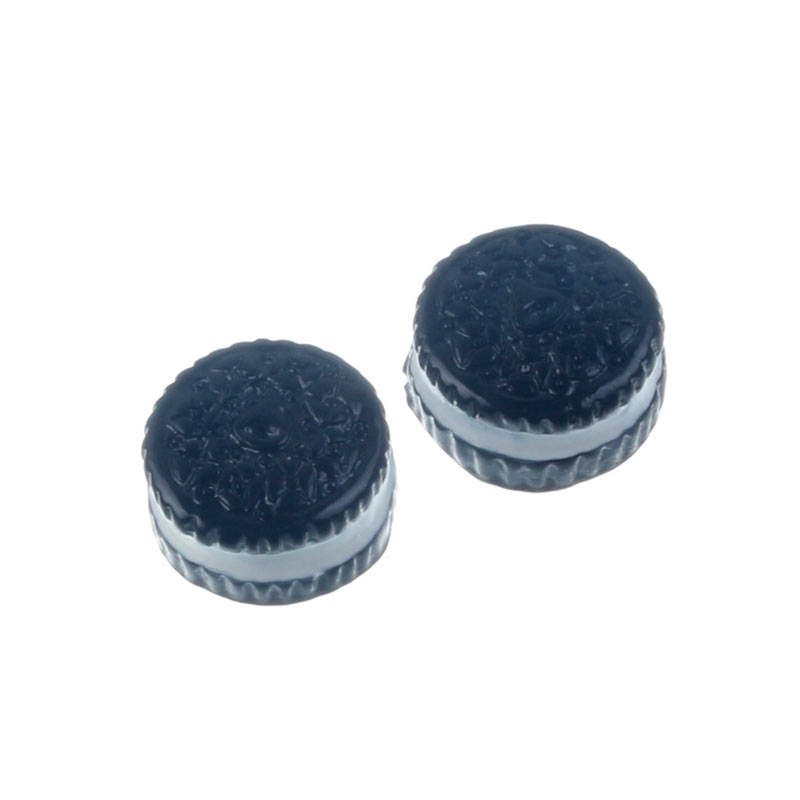 20 Uds. De galletas redondas de resina de 15mm, cabujón, decoración de fondo plano, manualidades, adornos para álbumes de recortes, accesorios Diy: Black