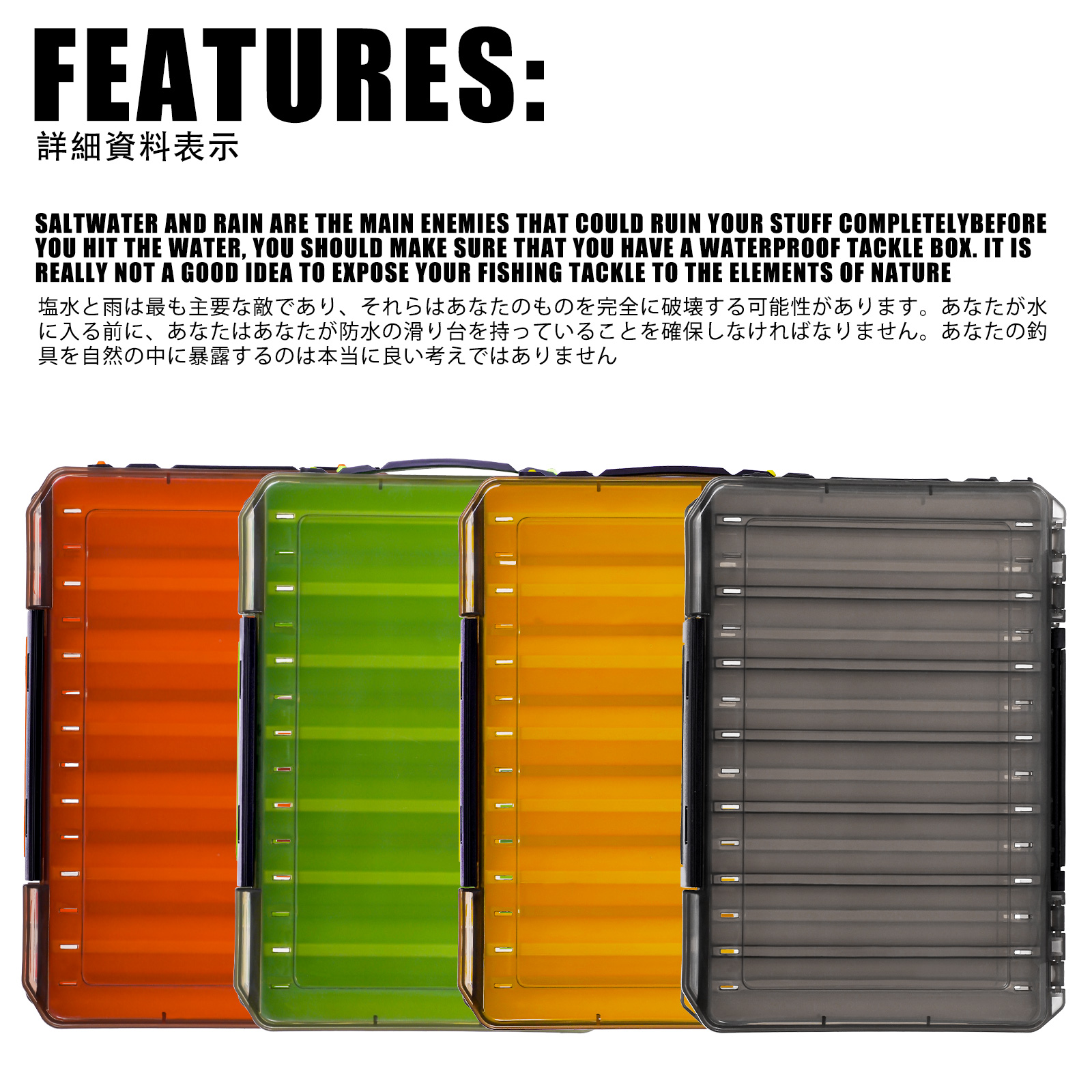 dubbelzijdige kunstaasdoos viscompartimenten plastic accessoires opslag visgerei container case verstelbare organizer