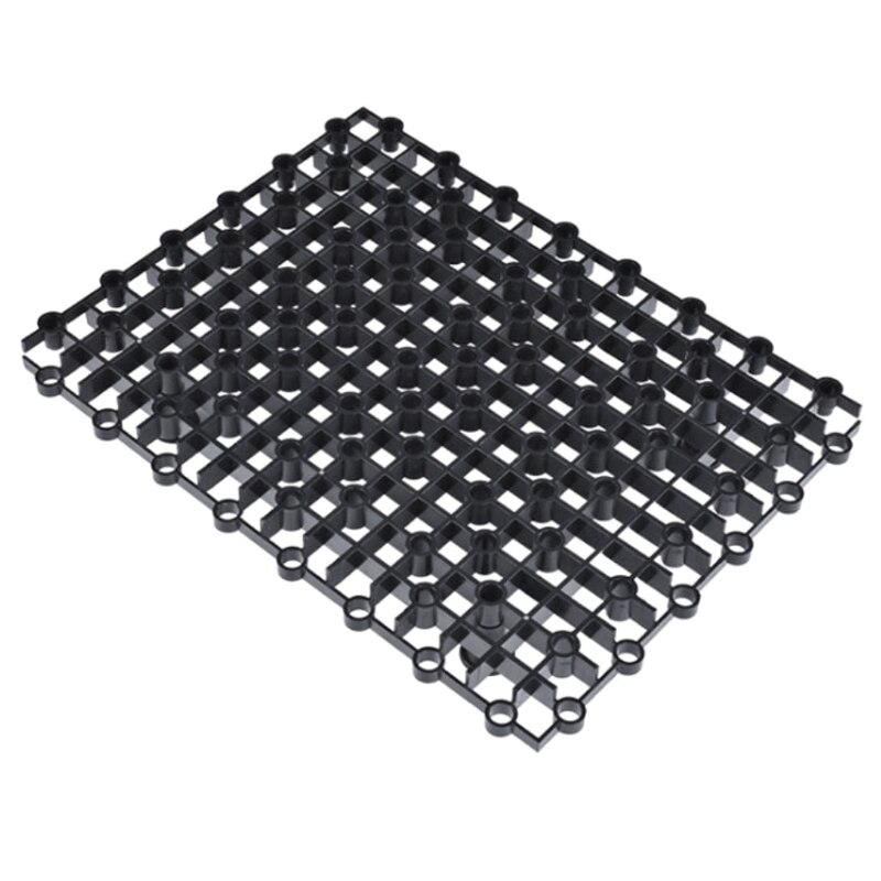 Fish Tank Isolation Board Aquarium Bottom Filter Plate Grid Plastic Separator: Chocolate