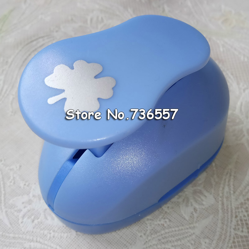 2-2.5Cm Klavertje Vier Vorm Punch Eva Foam Papier Puncher Voor Wenskaart Handgemaakte Scrapbook