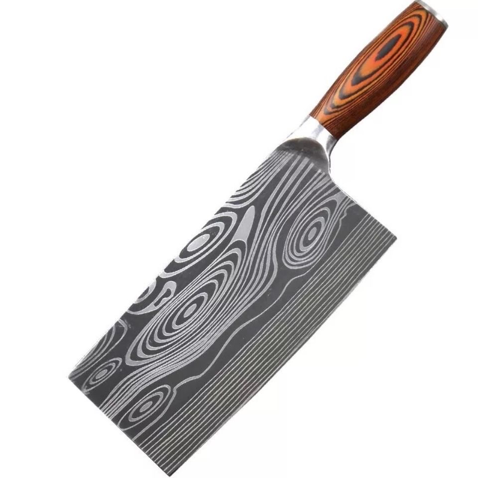 Traditional Handmade Forged Kitchen Knives High-grade Handmade Forged Blade Carbon Steel Wooden Handle Meat Slicer Knives: A  Knives 