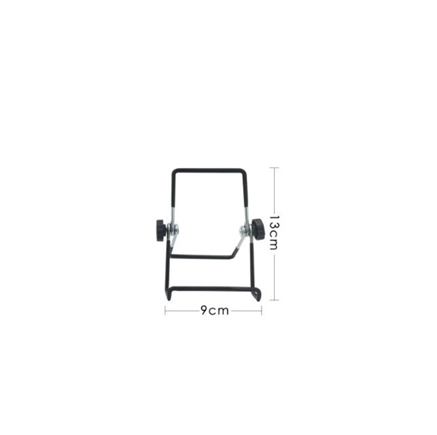 Support de tablette Simple Support en or Rose Support de Support pliant bureau de refroidissement IPAD téléphone Mobile Support universel supports étagère: C-S-Black