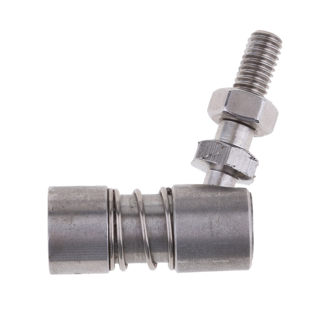 2 Pack 1/4inch Control Cable Shift Throttle Ball Joint Stainless Steel Connector for Marine Boats