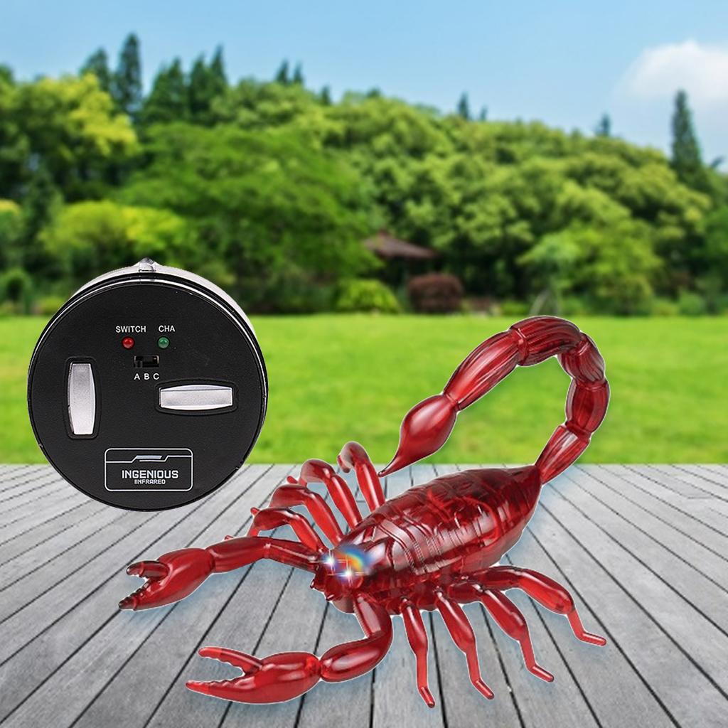 USB RC Remote Control Scorpion Toy Simulation Animal Scary Tricky Toys Props