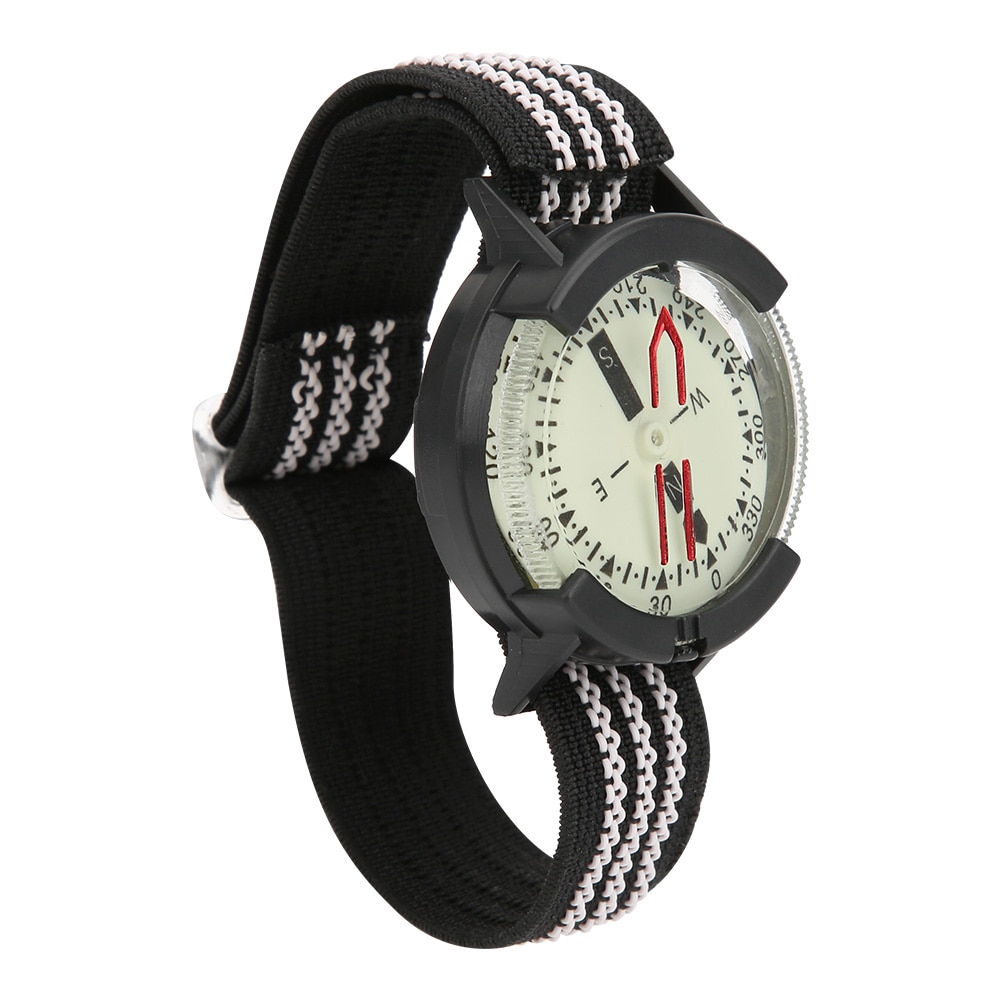 Outdoor Camping Kompas Horloge Waterdicht Kompas Lichtgevende Verstelbare Dial Horloge Duiken Onderwater Kompas