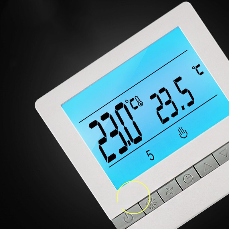 16a 230v elektrisk golvvärme termostat temperaturregulator instrument programmerbar termostat lcd-display sn elektrisk