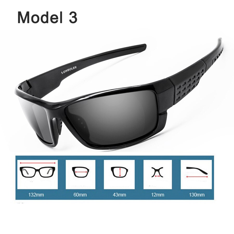 Newboler solbriller menn polariserte sportsfiske solbriller til menn gafas de sol hombre kjøringe sykkelbriller oculos masculino