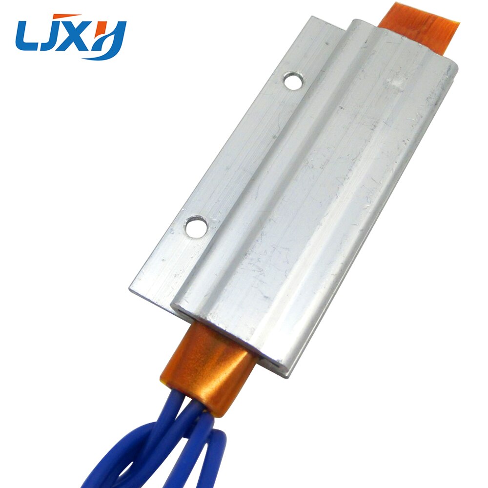 LJXH 2pcs 70/110/200/220 degrees Constant Temperature PTC Heater Element AC DC 24V/48V Size 60x28x7mm Shell Aluminum