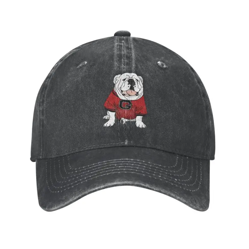 Gorra de béisbol clásica unisex de algodón inglés Bull Terrier, sombrero ajustable para adultos para hombres y mujeres, protección solar: Verde