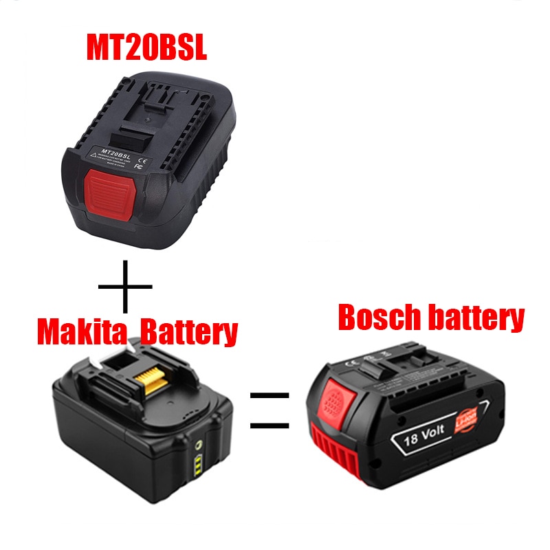 MT20BSL przetwornica robić baterii litowo-jonowej robić Makita 18V BL1830 BL1860 BL1850 BL1840 BL1820 używana robić narzędzia Bosch 18V