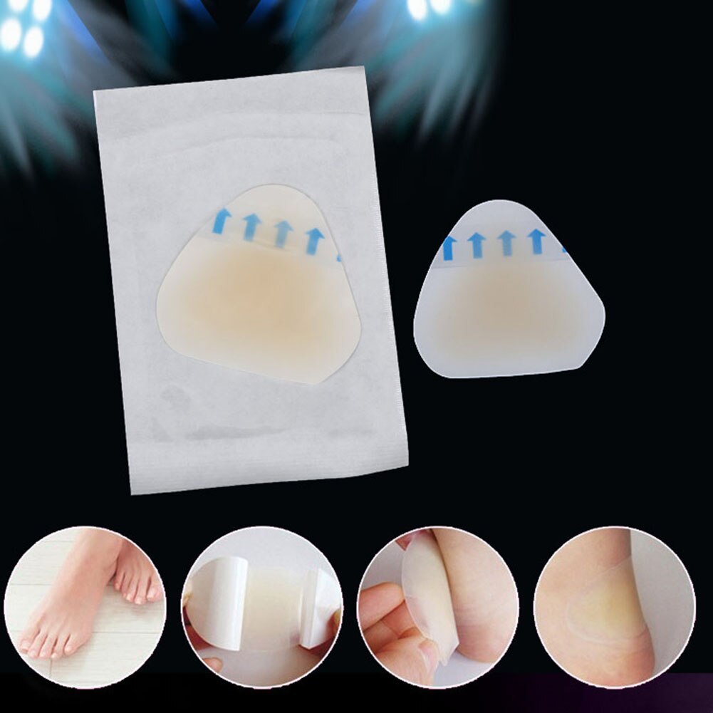 1Pcs Hak Anti-Dragen Hak Sticker Adhesive Hydrocolloid Gel Blister Gips Pedicure Patch Silicone Gel Soft Hak Sticker