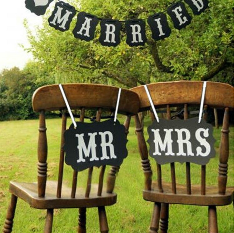 Hr. fru fotoboks rekvisitter bryllup dekorationer lige gift photobooth foto rekvisitter bryllup fest favoriserer forsyninger