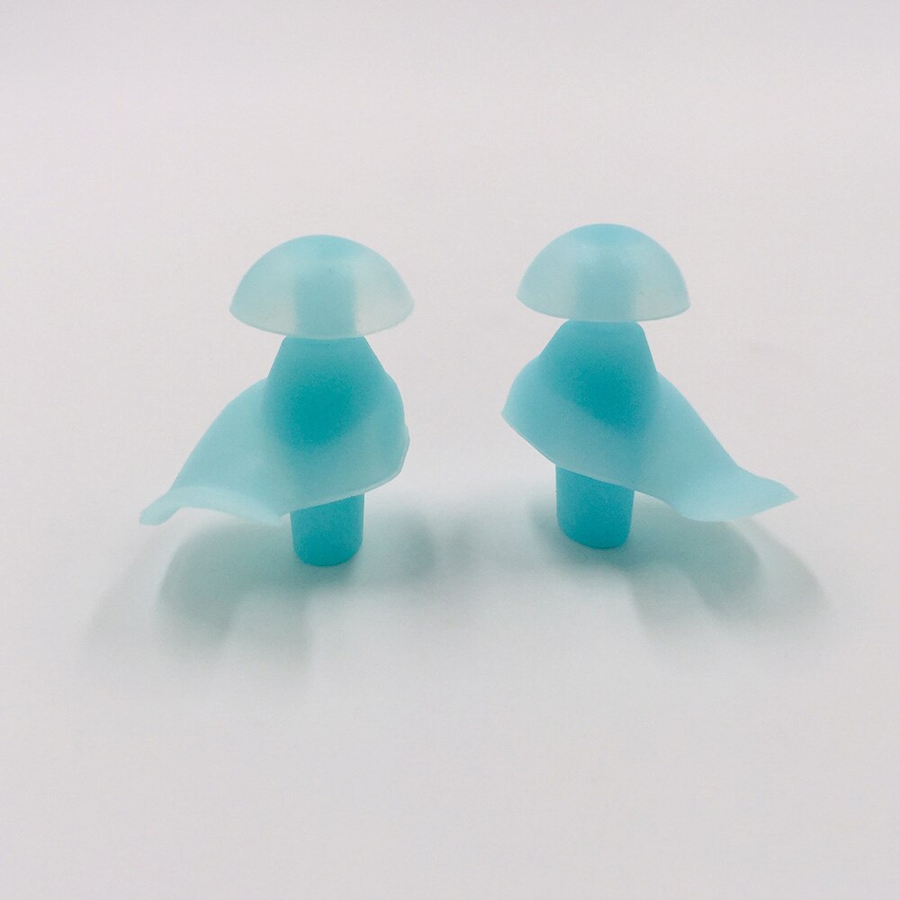 Siliconen Oordopjes Zwemmen Essentiële Unisex Herbruikbare Surfen Waterdichte Zachte Oordopjes Stofdichte Zwembadaccessoires: Paars