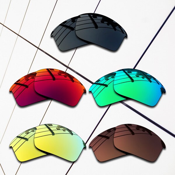 E.O.S Polarized Replacement Lenses for Oakley Bottle Rocket Sunglasses - Varieties Colors: All Polarized 5-Pair