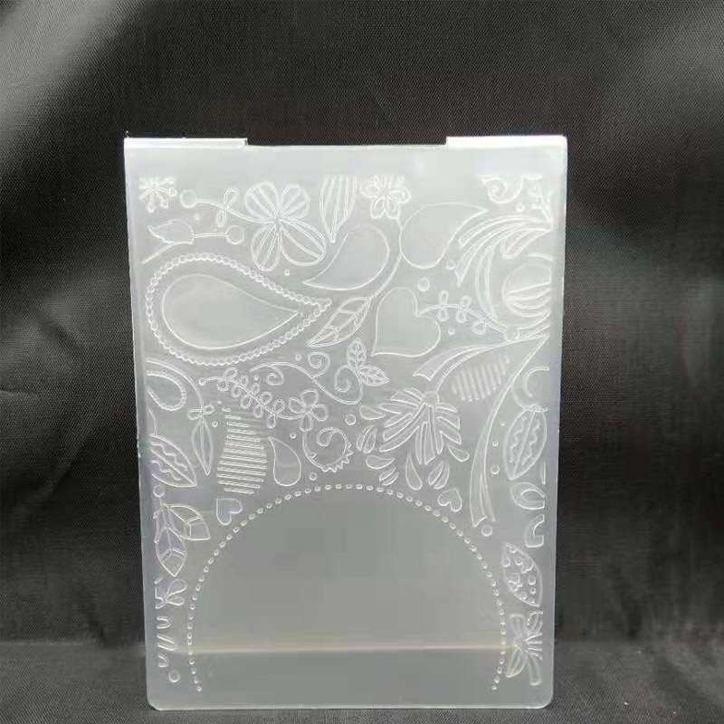 Zatbws 3d bymur prægning plader diy papir skære dør scrapbooking plast prægning mappe