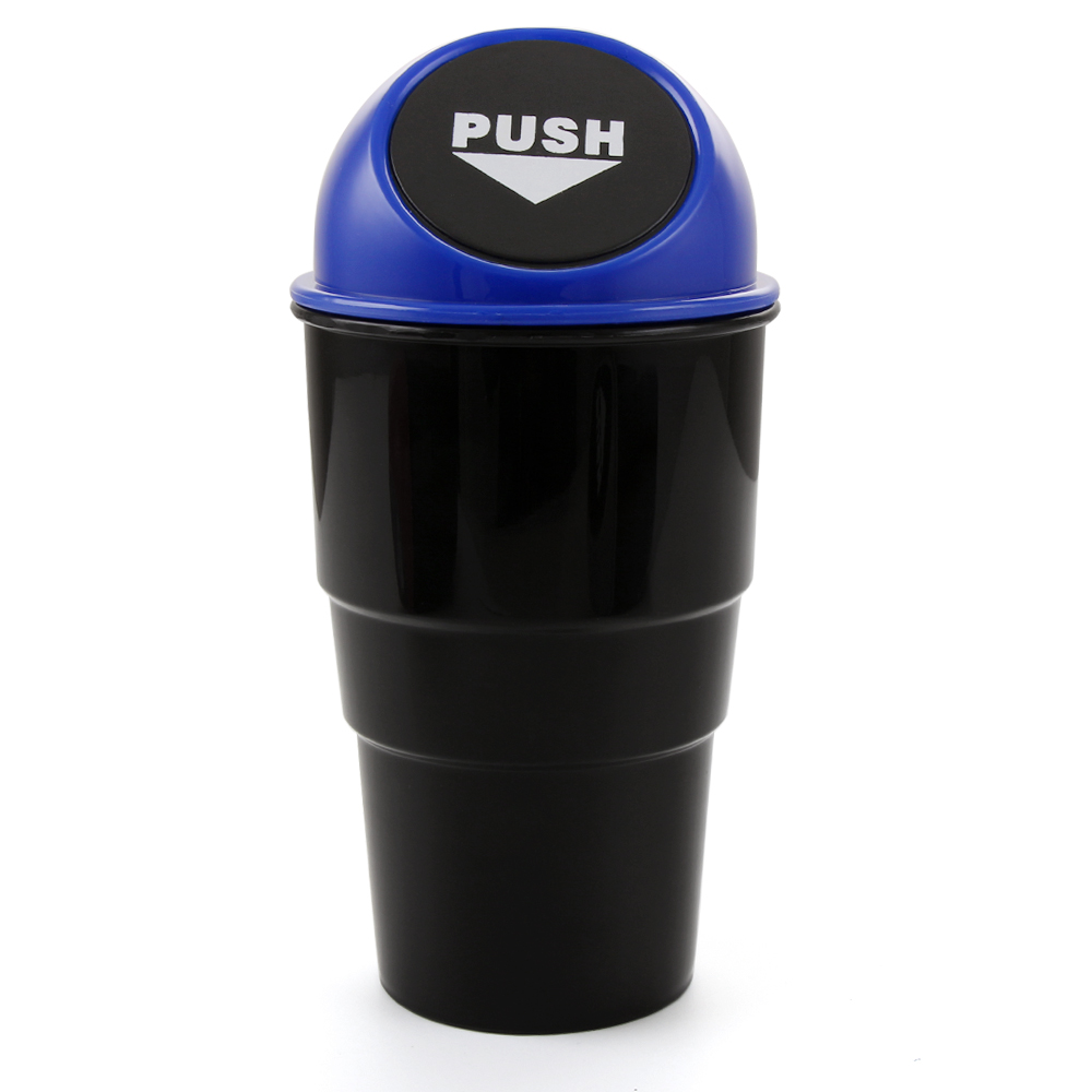 Car Trash Can Organizer Garbage Holder for Ford Focus 2 3 M3 MK4 ST Mondeo Mustang C-max Fiesta: Blue
